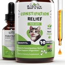 Rilievo di costipazione del gatto - Può Aiutare a ridurre la costipazione & Bowels bloccati, Migliorare il movimento di tasselli, &amp; molto altro - Rilievo di costipazione per gatti - Lassativo del gatto - 1 fl oz - Sapore di pollo (2)