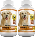 Incredibile curcuma per cani Curcumin Pet Antiossidante, elimina l'infiammazione del dolore comune, 120 Chews