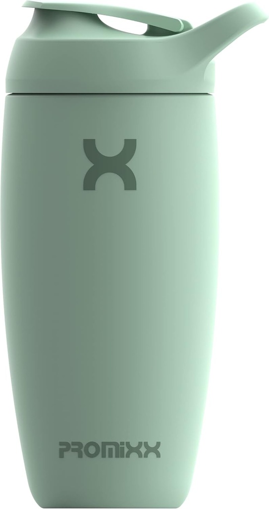 Promix Pursuit Shaker Bottiglia isolata in acciaio inossidabile bottiglia e shaker Cup, 18oz, Seagrass Green