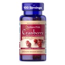 Puritan Pride Premium Cranberry Fruit Concentrato 252mg (12.600mg Equivalente) con Vitamine C ed E, Supplemento dietetico per il supporto del sistema immunitario, 100 Softgel a rilascio rapido