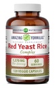 Amazing Formulas Red Yeast Rice Complex | 1570 Mg Per Serving | 120 capsule vegetali | con acido lipoico alfa, CoQ10, estratto di cardo del latte | Made in USA