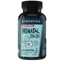 Freshfield Prenatal Vegan Omega 3 DHA: Sostenibile, Carrageenan Free, Terze Parti Testata, Bottiglia Compostable, Carbon Neutral. Supporta cuore, cervello, salute comune w/DPA