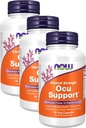 NOW Integratori, Ocu SupportTM con FloraGLO® Lutein, Plus Vitamine A, C ed E, 90 capsule di Veg (Pack of 3)