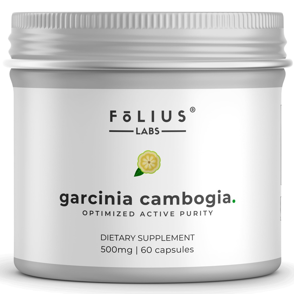 Pure Garcinia Cambogia Extract Supplemento 500mg - 100% naturale HCA estratto concentrato al 60% - Supporta digestione sana e metabolismo - 60 capsule