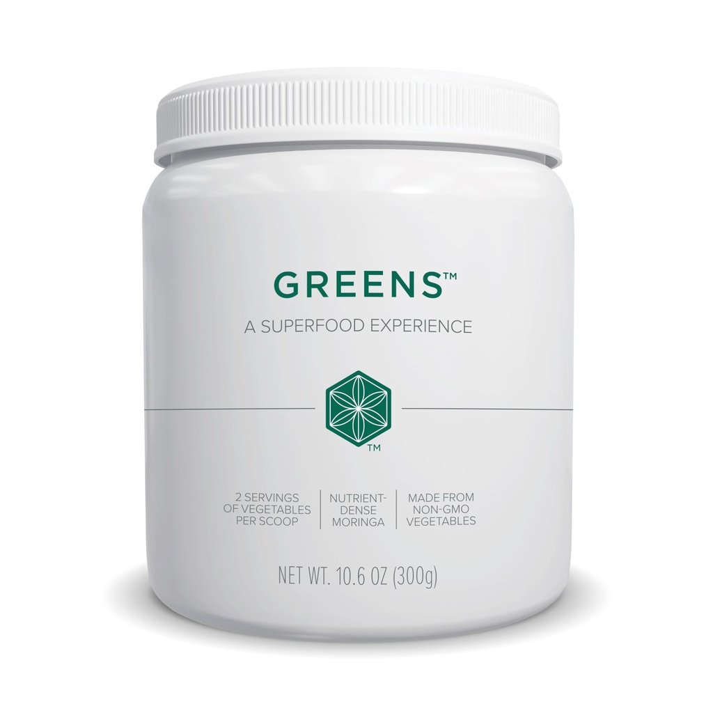 Isagenix Moringa Greens - Polvere di bevanda verde con Antiossidanti & Superfoods - Integratore nutrizionale - Realizzato con Non-OGM, Verdura di All-Food - 10.6 oz (30 Serve)