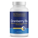 RX Vitamins Cranberry Capsules - Supplemento di mirtilli per cani e gatti - Supporti per la salute del tratto urinario e la salute della vescica - Cat UTI Remedy e Dog UTI Prevenzione - Boost Supporto immunitario - 90 conteggio