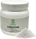 Polvere monoidrata di creatina 90 Servings - 5g (5000mg) di polvere di creatina micronizzata per porzione, Creatina pre allenamento, Creatina per costruzione del muscolo, Creatina monoidrato 450g (1.0lbs)