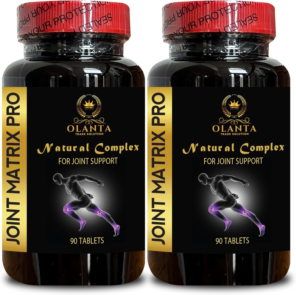 Joint Matrix PRO Complex - Integratori per Ginocchio e Salute Congiunta, Supporto Congiunto, Non OGM, Gluten & Soy Free, Flessibilità e Mobilità - 2 Bottiglie