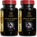 Joint Matrix PRO Complex - Integratori per Ginocchio e Salute Congiunta, Supporto Congiunto, Non OGM, Gluten & Soy Free, Flessibilità e Mobilità - 2 Bottiglie
