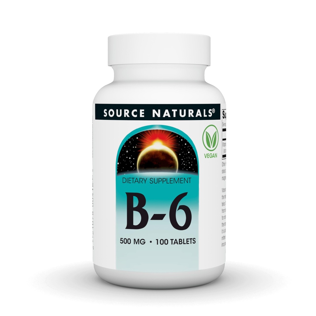 Vitamina B-6, Supporto del sistema immunitario* -500 mg, 100 compresse