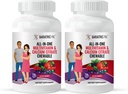 BariatricPal All-in-ONE Chewable Multivitamin con Citrato di calcio & Ferro - Bacca mista (alimentazione da 60 giorni)