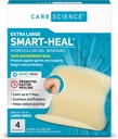 Scienza della cura Idrocolloide intelligente del tallone, grande, 2,3 in x 3 in, 4CT | 100% impermeabilizzante promuove la guarigione, riduce la cicatrici