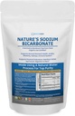 Sodio di natura Bicarbonato organico uso alluminio gratis cuocere Soda. Nessuna polvere di soda di cottura pura chimica per la salute e il benessere. Bicarbonato di sodio 2 lb