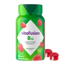 Vitafusion B12 Gummy Vitamine, Delicious Raspberry Flavor, 60ct (30 giorni di alimentazione)