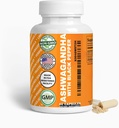 Generico Ashwagandha & Black Pepper Capsules, 1300mg & 10mg, 60 Count, Boost Immunity & Mood naturalmente