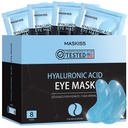 Sotto Eye Patches (8 coppie), Maschere di occhio di acido ialuronico per cerchi scuri Occhi polsini Borse di occhi, Patch di occhio di collagene per rughe e Hydrate, regalo di cura della pelle per lei