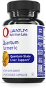 Quantum Nutrition Labs Turmeric - Capsule Turchesi, Supplemento curcuma curcuma, Supporto per fegato, 500 mg di Curcuma Per Capsule - 60 capsule vegetariane