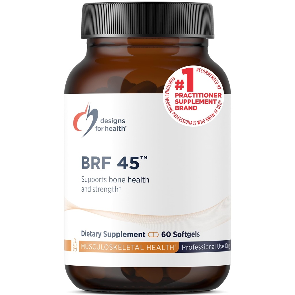 Progetti per la salute BRF 45 - Vitamina K1 + Vitamina K2 come MK-4 per promuovere la forza di ossa, l'invecchiamento sano + la salute arteriosa - 2 forme di vitamina K + GG per aiutare la produzione di vitamina K2 MK4 (60 Softgels)