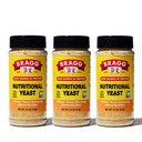 Bragg Nutritional Yeast Seasoning – Vegan, Gluten Free Cheese Flakes – Buona Sorgente di Proteine & Vitamine – Nutrito Savory Parmesan Cheese Sostituto – Non OGM Verificato, 4.5 oncia, 3-Pack