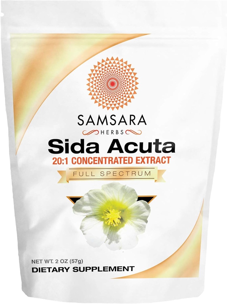 Samsara Herbs SIDA Acuta Extract (2oz/57g) 20:1 Polvere di estratto concentrato