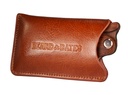 Cuscinetto e pipistrelli Borsa in pelle genuina - per l'interruttore in legno di Sandalo | Custodia per accessorio protettivo per legno (POUCH SOLO!!)