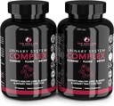 L'ENCLARE NUTRITION D Capsule Mannosio|1000mg con Pillole di Mirtillo per Donne & Uomini, Ibiscus & Dandelion. Salute del tratto urinario veloce, controllo della vescica, supporto del fegato, pulizia del rene & disintossicazione(2)
