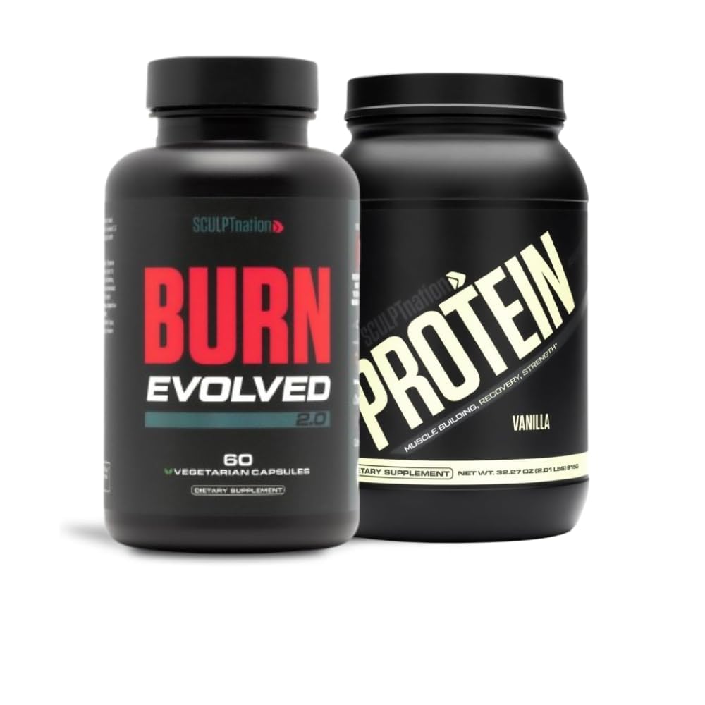 Sculpt Nation di V Shred Burn Evolved 2.0 e Protein Vanilla Powder Bundle