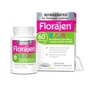 Florajen Kids Probiotic - Supporto giornaliero per bambini 6 mesi e su - costipazione, Bloating, & Digestive Relief - Refrigerato per freschezza e potenza - 60 capsule