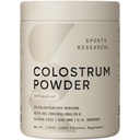 Sport Research® Bovine Colostrum Polvere – Facile da miscelare, Superfood Ingrediente Singolo – Supporto Immunità & Gut Salute w/IgG Antibodies - Stati Uniti Sourced · Non-GMO · Gluten Free - 75 Serve (Unflavored)