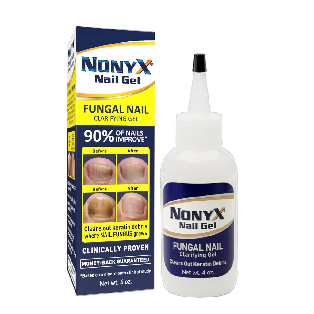 NONYX Fungal Nail Clarifying Gel | clinicamente dimostrato per scolorita, spessa, fragile, gialla, sollevata, e altri segni di unghie fungo-Damaged | 90% delle unghie migliora | Oltre 8 milioni venduti