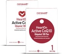 NANOWELL HeartOn Active CoQ10 Kaneka Ubiquinol 100 Plus Heart Health Supplement - 30 Softgels X 1 Box per 1 mese (30 conteggio)