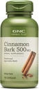 GNC Herbal Plus Cinnamon Bark 500mg Supplemento, erba ayurvedica tradizionale, 100 Serve
