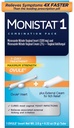Monistat 1 giorno Trattamento di infezione da lievito per le donne, 1 Miconazole Ovule Insert & Esterno Monistat Anti-Itch Cream Bundle
