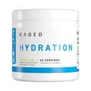 Polvere di elettroliti di idratazione di Kaged | Lime di limone | Miscela di bevande sportive di Hydra-Charge | Pre, Post, Intra Workout | Carb basso, Vegan, Gluten Free | Supplementi per uomini e donne | 60 Serve