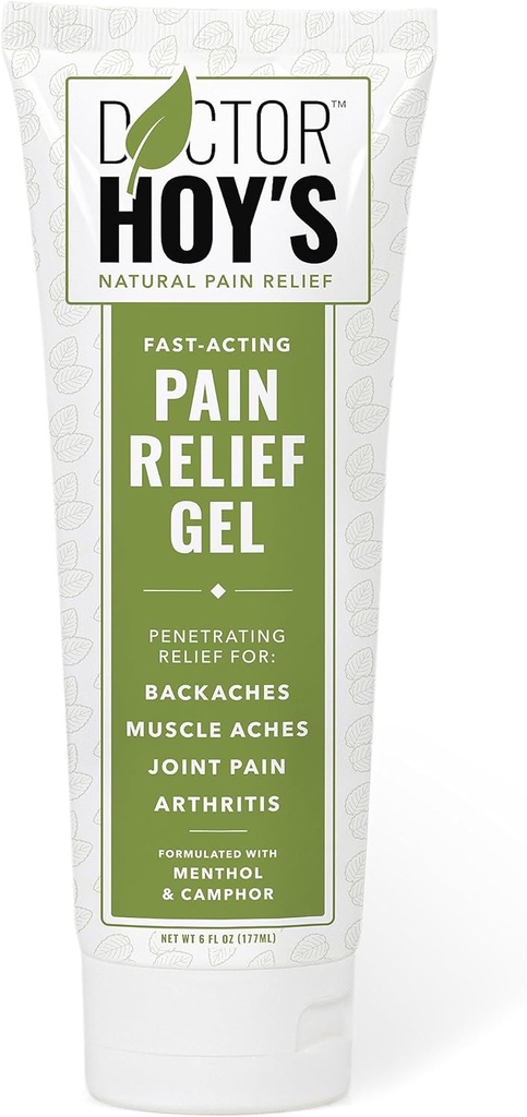 Gel naturale del dolore di DOCTOR HOY, Gel anti-infiammatorio superiore Arnica per artrite, dolori articolari e muscoli - Rilievo pulito, sicuro ed efficace del dolore