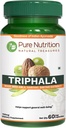 Pure Nutrition Triphala Extract 700mg - 60 Caps (Extract Equiv. to 1900mg Triphala Fruit Powder) Non OGM | Una volta al giorno | 60 giorni di alimentazione.