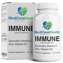 Supporto immunitario: Quercetina, Vitamina C, Zinco, Vitamina D3