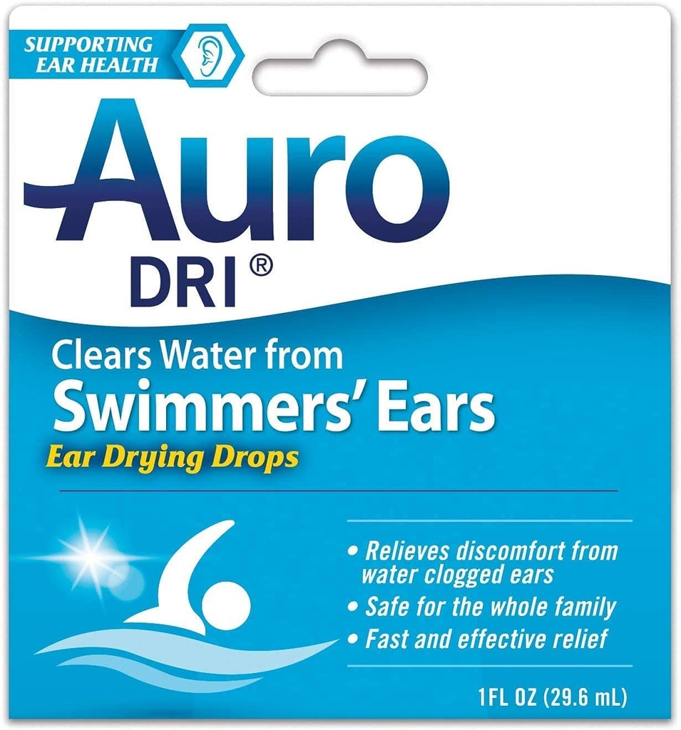 Auro-Dri Ear Drying Aid, 1 oz. - Acquista pacchetti e SAVE (Pacchetto di 3)