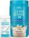 GNC Total Lean GlucaTrim - 120 Capsule (60 Serve) + GNC Total Lean | Lean Shake 25 Protein Powder | High-Protein Meal Sostituzione Shake | French Vanilla | 16 Serve