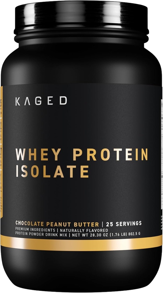 Polvere isolata di proteine del siero di siero di latte | Burro di arachidi di cioccolato | 100% puro Whey basso lattosio | Bevanda di recupero di allenamento post | Supporta la costruzione del muscolo | Supplementi per uomini e donne | 25 Serve