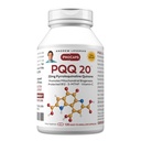 ANDREW LESSMAN PQQ 20mg - 120 Capsule - 20mg Pirroloquinolina Quinone, Natural Protective Compound Supporta organi vitali, cuore, cervello, fegato, sistema immunitario. Biogenesi mitocondriale, senza additivi