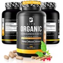 Organic Ashwagandha KSM-66 1000 mg Supplemento | Adaptogen per il supporto di Cortisol & Stress Relief | Mood, Calm & Sleep Aid per gli uomini e le donne | Ashwagandha vitamine rituali per le donne | 180 Vegan Caps