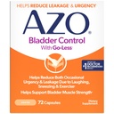 AZO Bladder Control con Go-Less Daily Supplement | Aiuta a ridurre l'urgenza occasionale, perdite a causa di ridere, starnuti ed esercizio †††† | 72 Capsule
