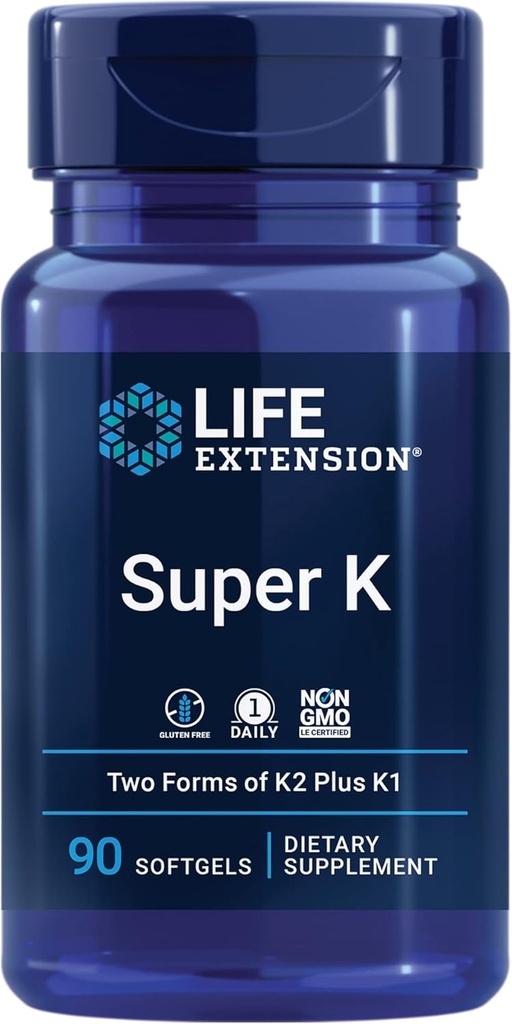 Gamma E Tocoferoli Misti & Tocotrienols 60 Softgels e Super K Vitamin K1 K2 MK-7 MK-4 Vitamina C 90 Softgels Bundle