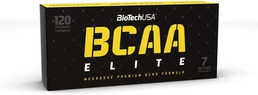 BioTechUSA Elite Series BCAA Elite 120 capsule Aminoacidi con L-Leucina, L-Isoleucina e L-Valina. BCAA supplemento
