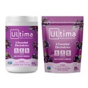 Ultima Replenisher Electrolyte Powder Drink Mix Bundle – Sugar Free – Uva, 90 Canister e 20 Stickpacks – 6 Elettroliti e Minerali – Keto Friendly, Vegan, Non OGM