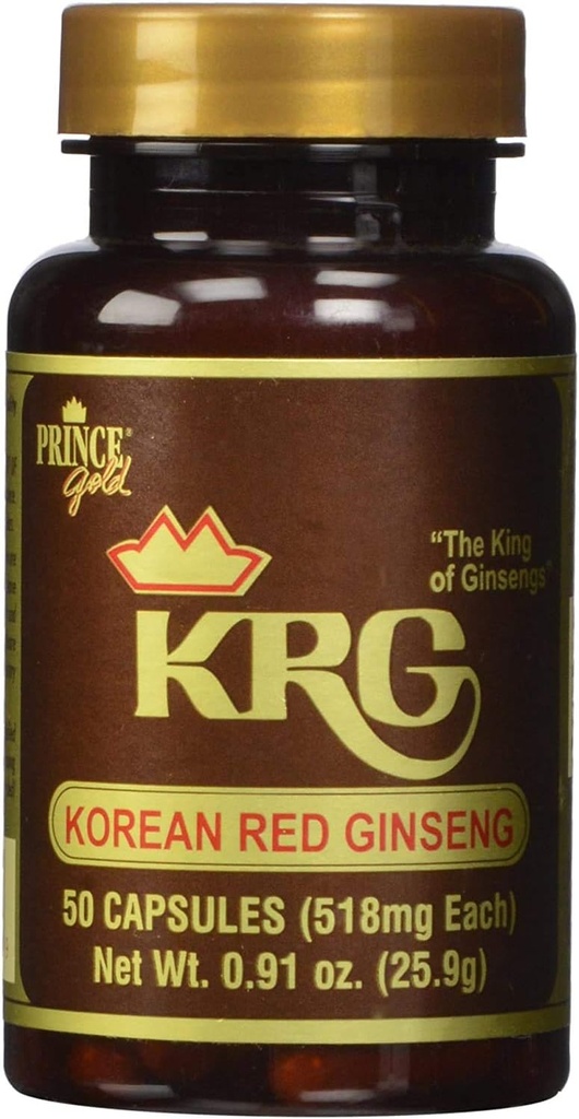 Capsule di Ginseng rosso coreano ® Prince Gold (50 ct)