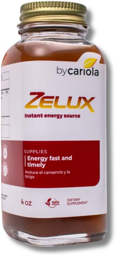 Zelux Supplement 4 oz Fonte di energia - Test Booster maschile - Stamina naturale - Endurance - Energy Booster - Damiana, Tribulus Terrestri, Ginkgo Biloba, Maca