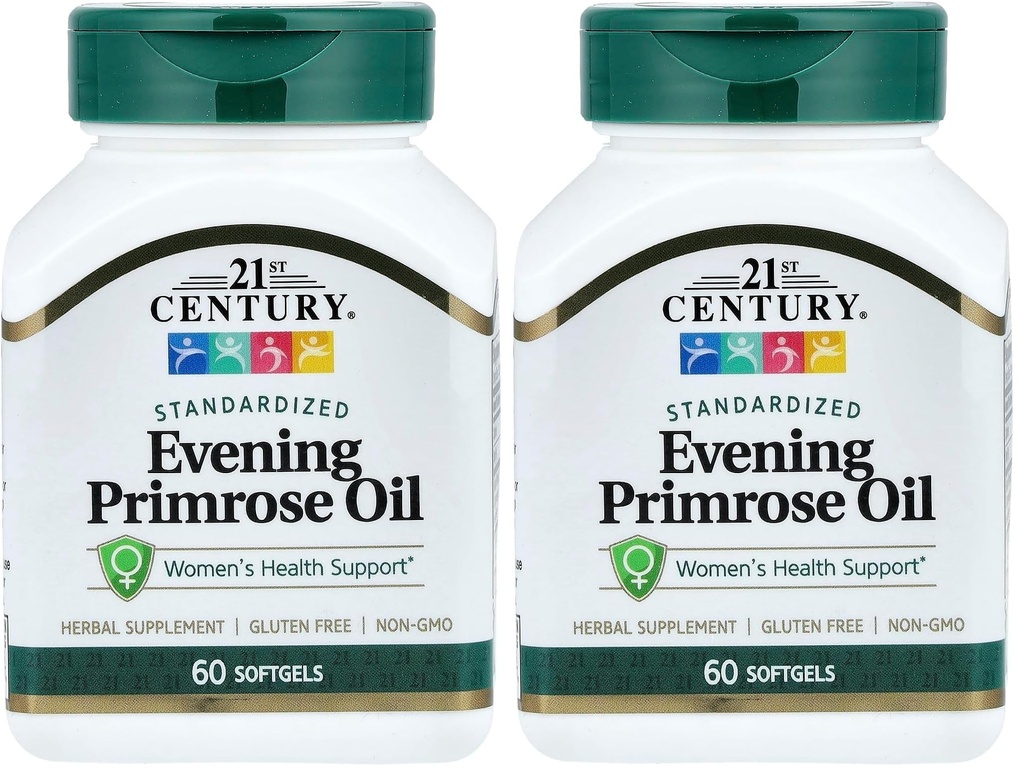 21st Century Sera Olio di Primrose Softgels, 60 Conte (Pacchetto di 2)