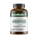 NutraMedix Binder Plus - Tossina Comprehensive Binder & Body Detoxifier - Supporto Antiossidante Prebiotico + Inulina, Bentonite, Aloe Vera, Carbone Attivato, Minerali Fulvic & Chitosan (120 capsule)